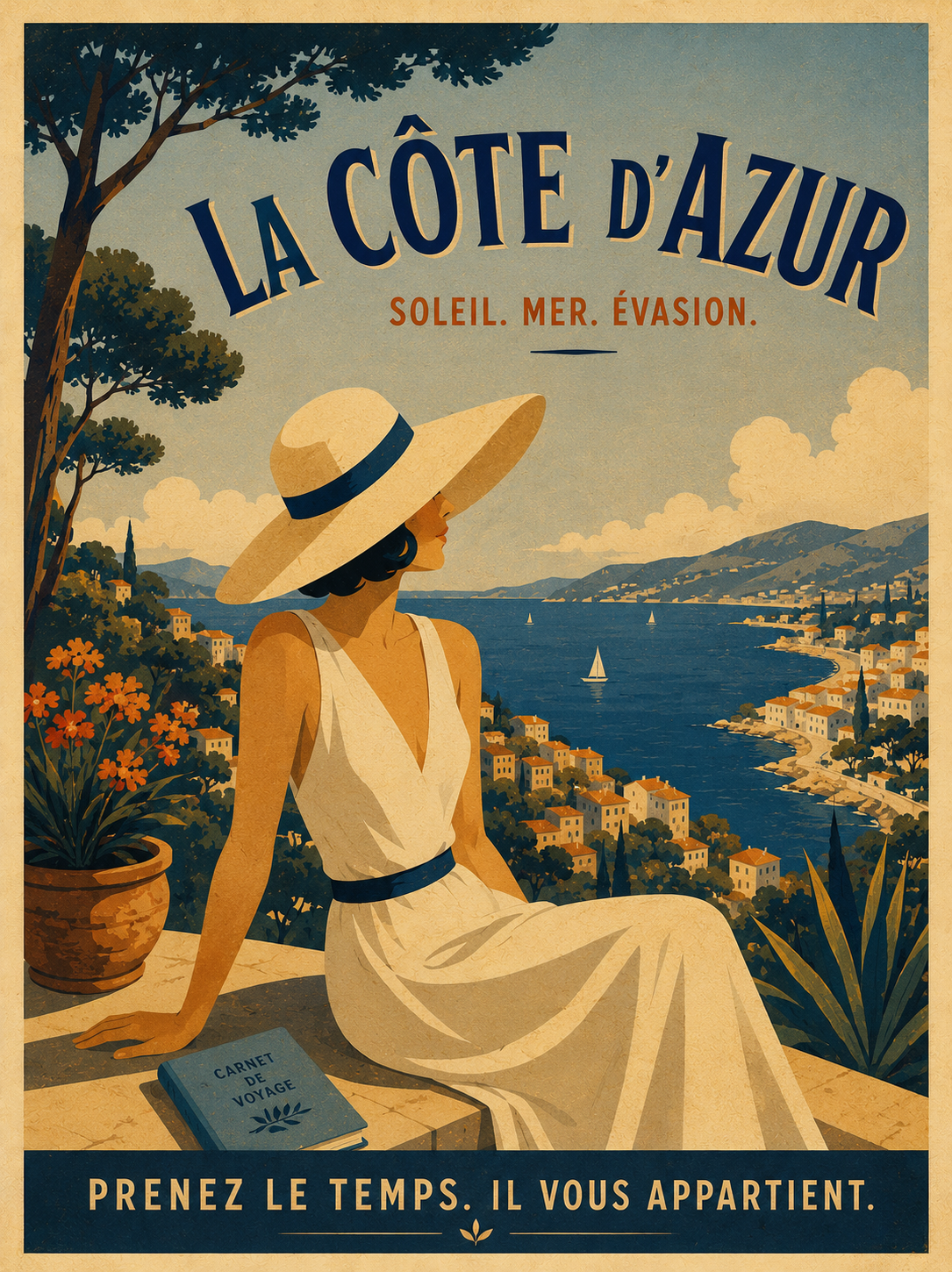 La Côte d’Azur — A Poster About More Than a Place